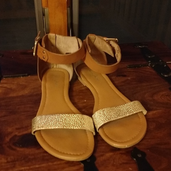 Massimo Matteo color block leather sandals - Picture 3 of 7